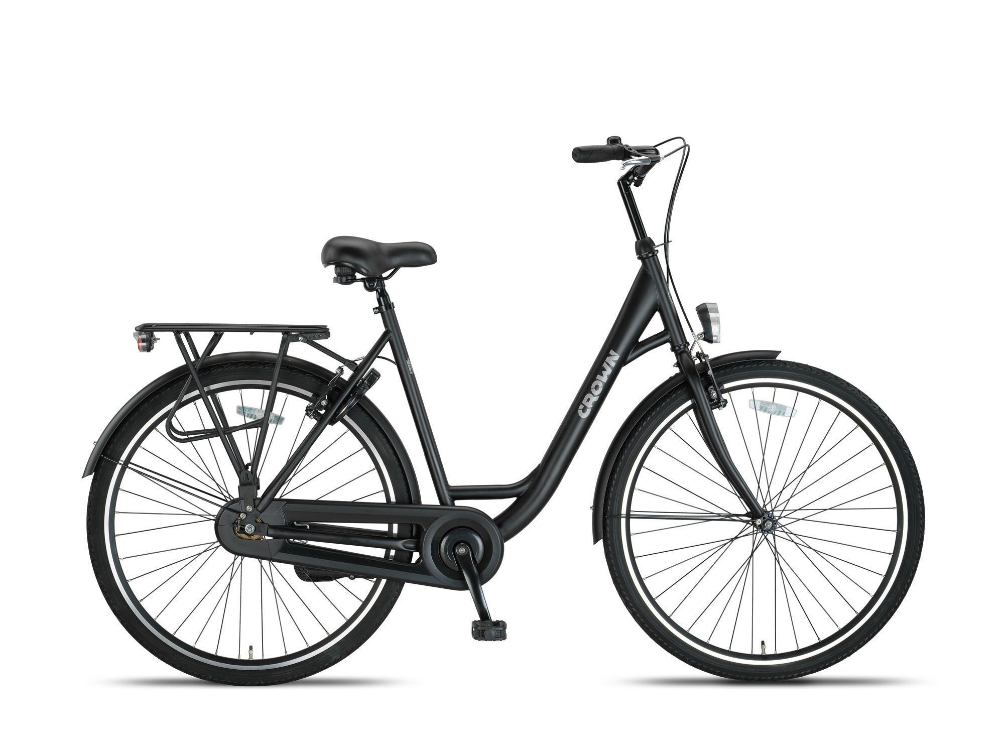 Altec Crown Rio Damesfiets 28 inch 55 cm Mat Zwart