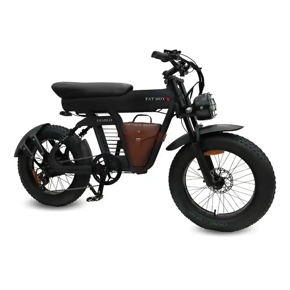 Diablo Fat Boy Elektrische Fatbike 20 inch Shimano 7 speed