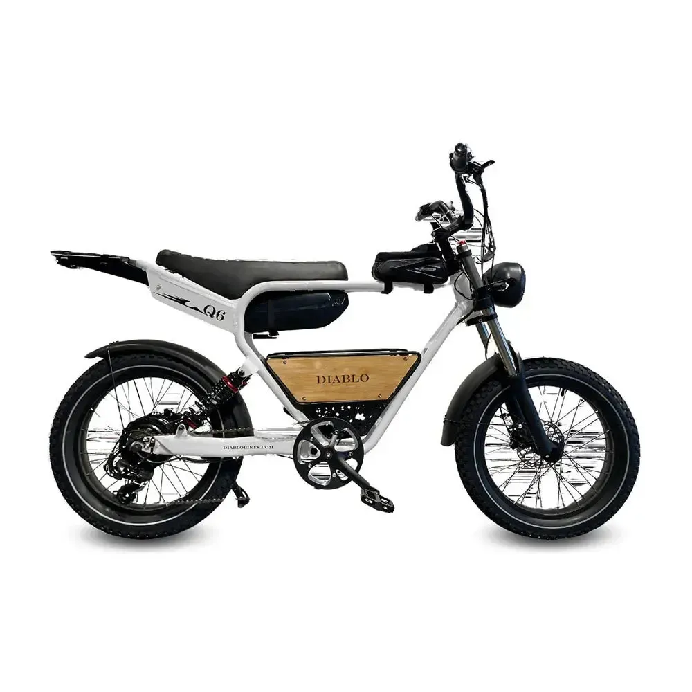 Diablo Q6 Elektrische Fatbike 20 inch 7 speed