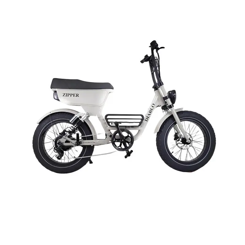 Diablo Zipper Elektrische Fatbike 20 inch Shimano 7 speed