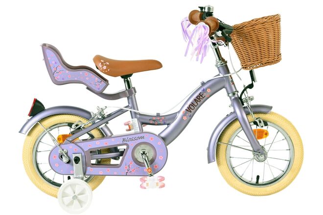 Volare Blossom Kinderfiets 12 inch Meisjesfiets Twee Handremmen