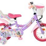 Volare Unicorn Kinderfiets 12 inch Meisjesfiets Twee Handremmen
